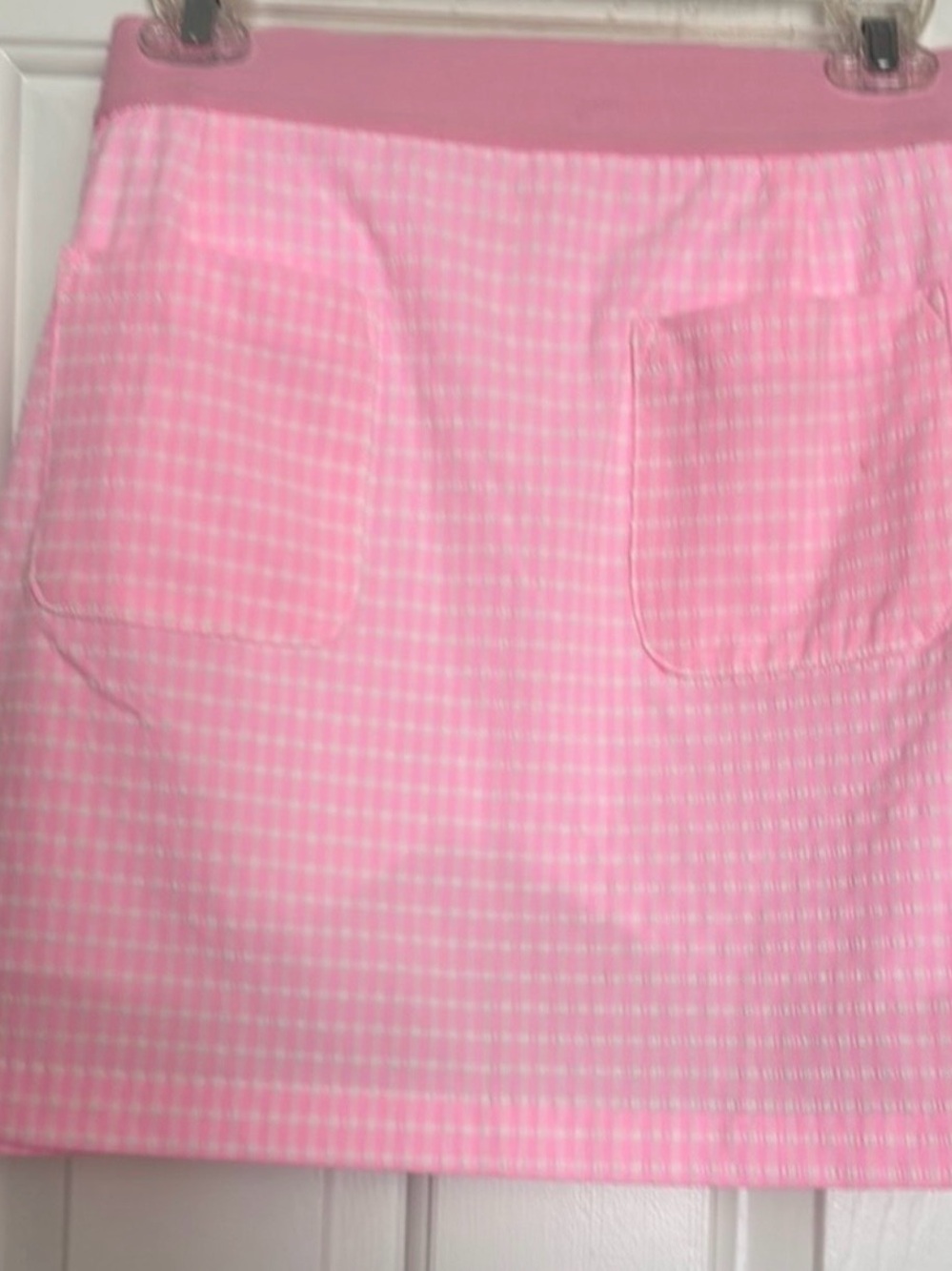Lilly Pulitzer Pink and White Luxletic Skort - Picture 4 of 9